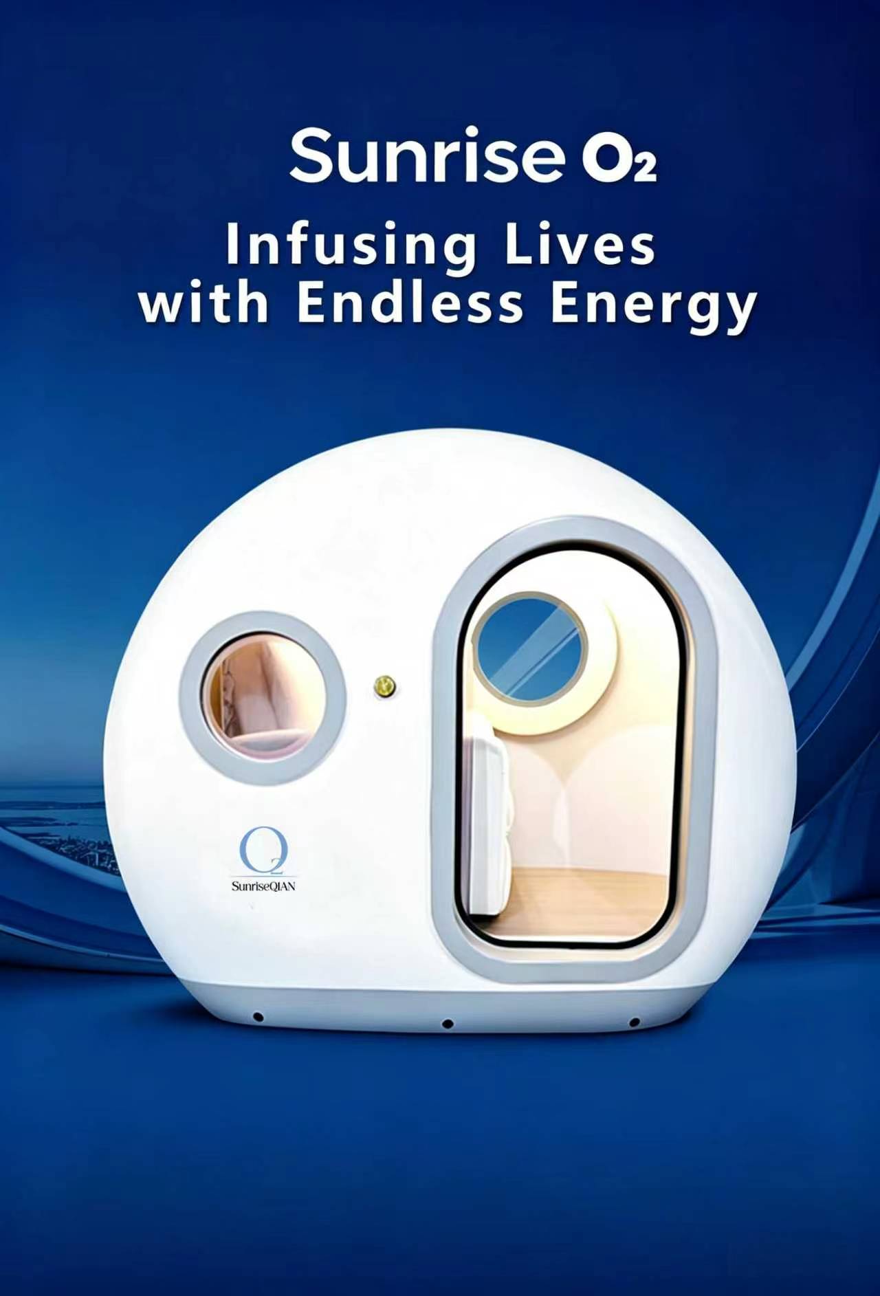 Hard shell sit up hyperbaric oxygen chamber 2.0ATA - Sunrise Biotech ...